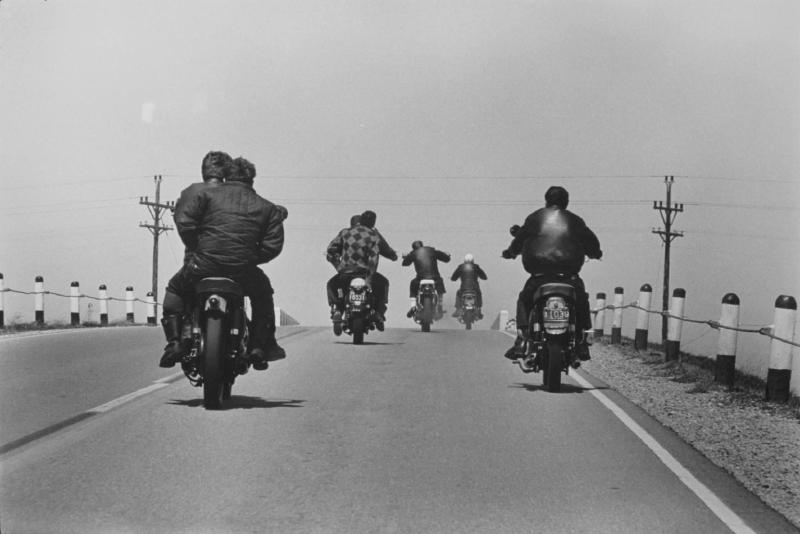 "Route 12, Wisconsin" from The Bikeriders by Danny Lyon.