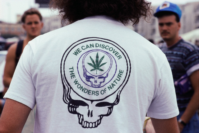 Deadhead Cannabis T-shirt.