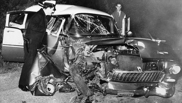 Montgomery Clift car accident crash