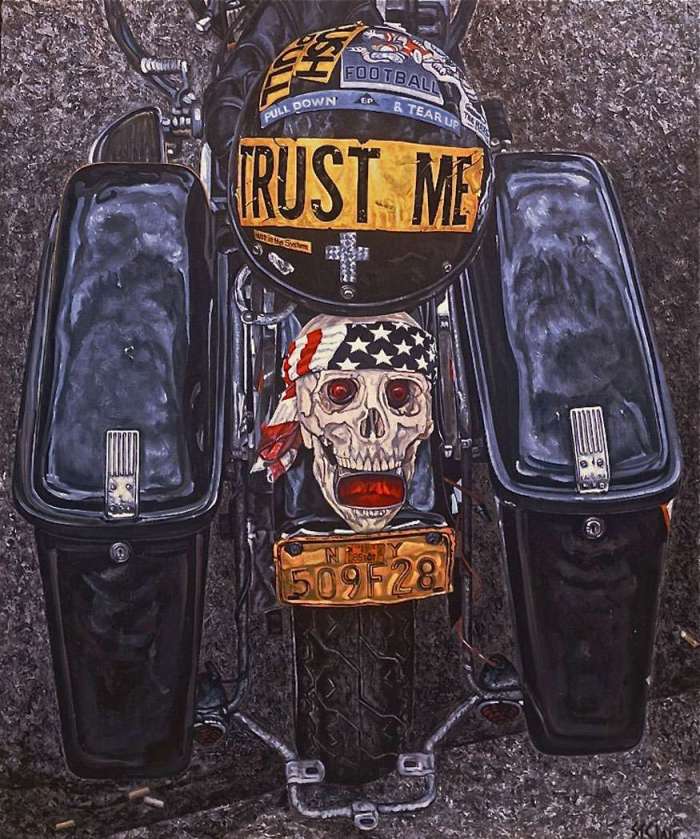 trust me richards st. clair biker art