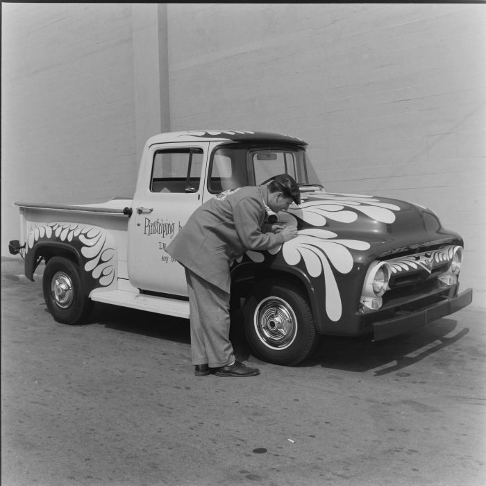ed roth 1956 ford pickup truck Kustom Kulture paint job